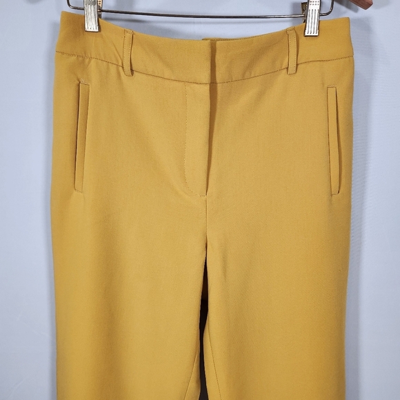 Dalia Women's Mustard Ankle Pants Executive, Girl Boss Business/Work - Picture 2 of 8